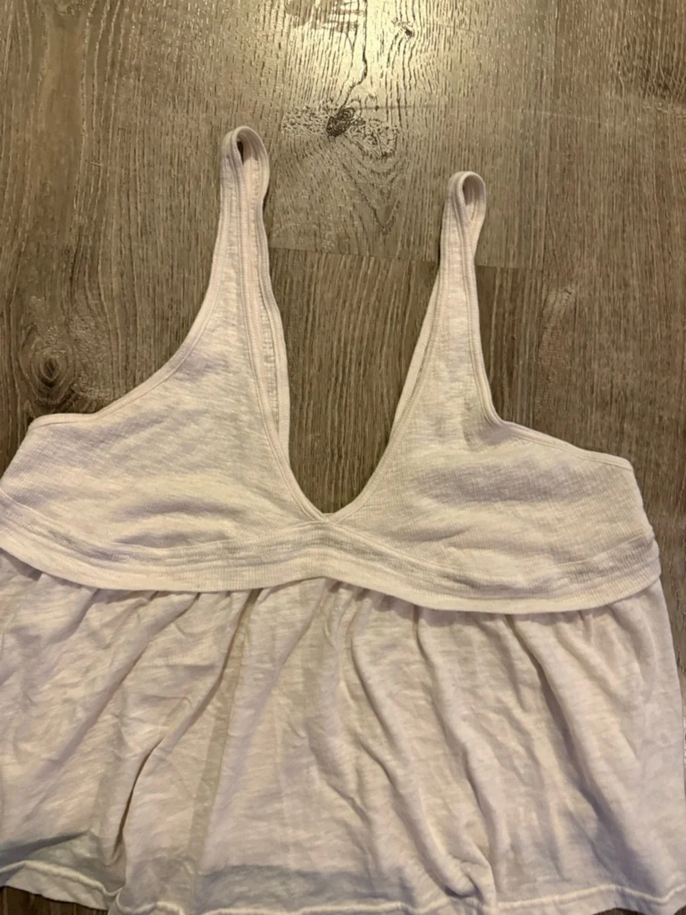 Free People Zinia V-Neck Babydoll Tank Top